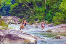 Excursion de tirolesa y lancha rapida desde Puerto Vallarta